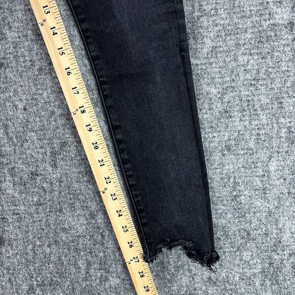 Abercrombie & Fitch Jeans Womens 2 Long Super Skinny Ankle High Rise Stretch Raw - Picture 7 of 8